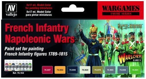 French Infantry Napoleonic Wars Paint Set