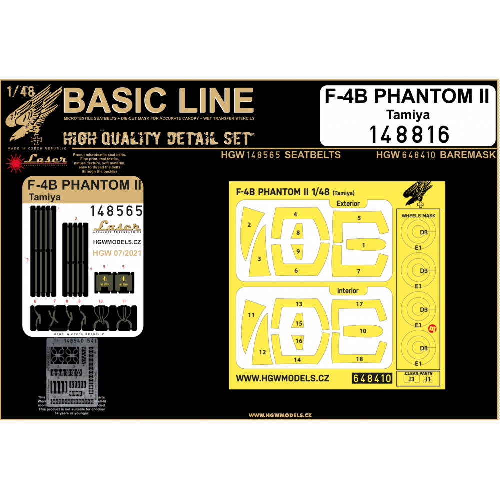 1:48 F-4B PHANTOM II - BASIC LINE