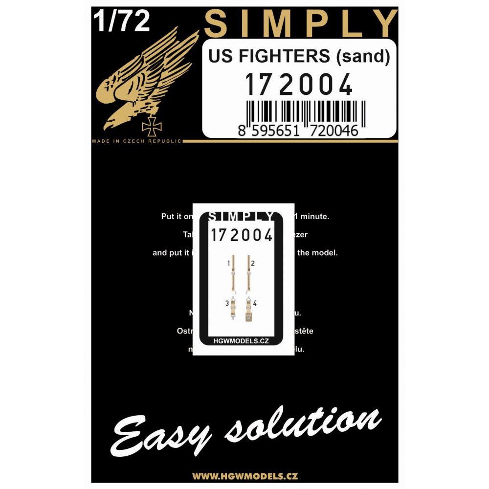 1:72 US FIGHTERS - SEATBELTS