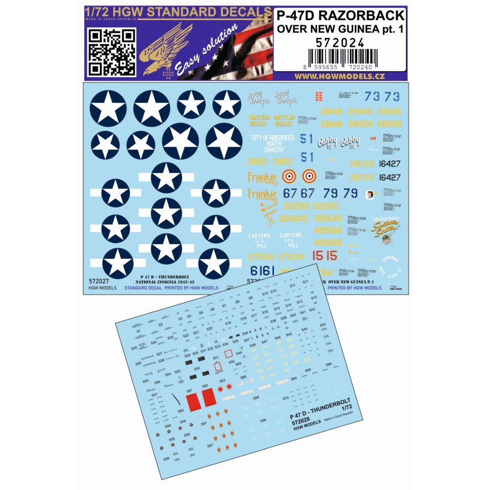 1:72 P-47D RAZORBACK OVER NEW GUINEA PT.1