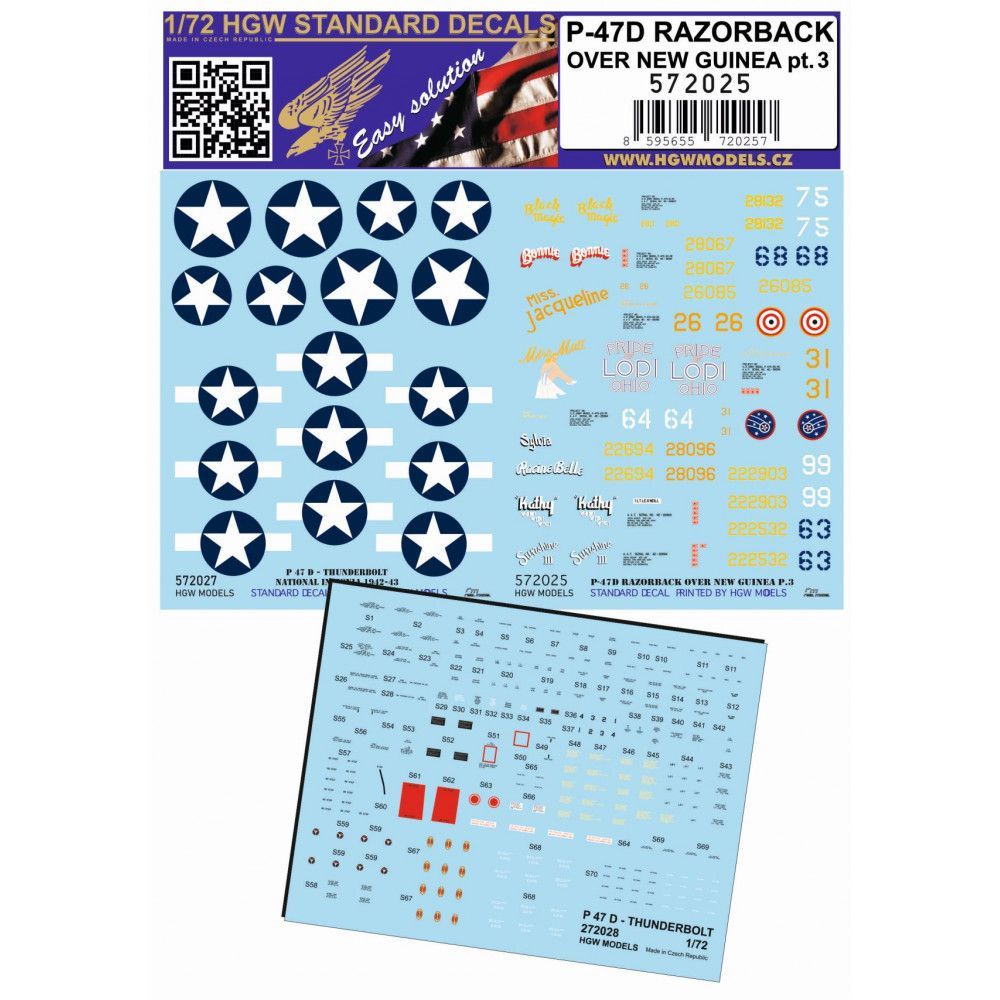 1:72 P-47D RAZORBACK OVER NEW GUINEA PT. 3