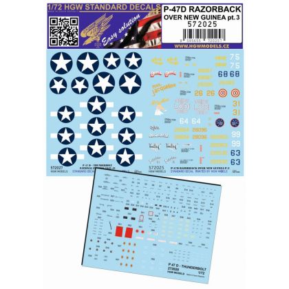 1:72 P-47D RAZORBACK OVER NEW GUINEA PT. 3