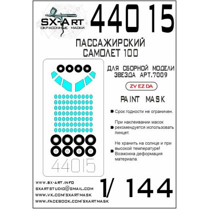 1:144 Paint Mask Passenger plane 100 (Zvezda)