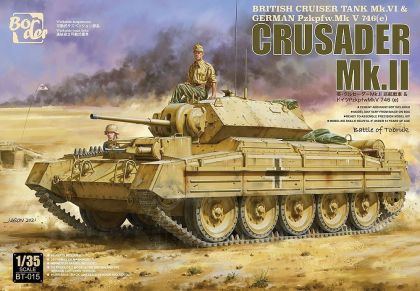 1:35 Crusader Mk.II British Cruiser Tank MK.VI & German Pzkpfw.MK V746(e)