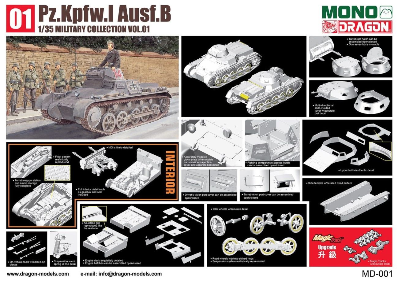 1:35 Pz.Kpfw.I Ausf.B w/Interior