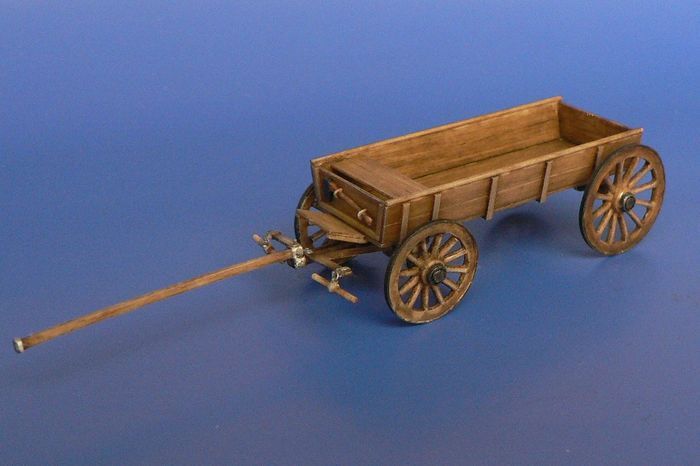 1:72 Farm horse drawn wagon