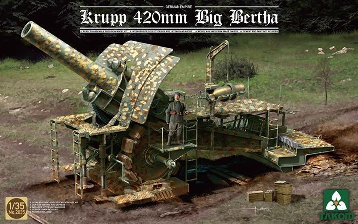 1:35 Krupp 420mm Big Bertha