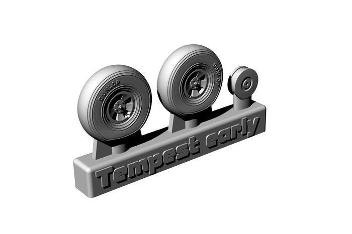 1:72 Hawker Tempest Mk.V wheels EARLY