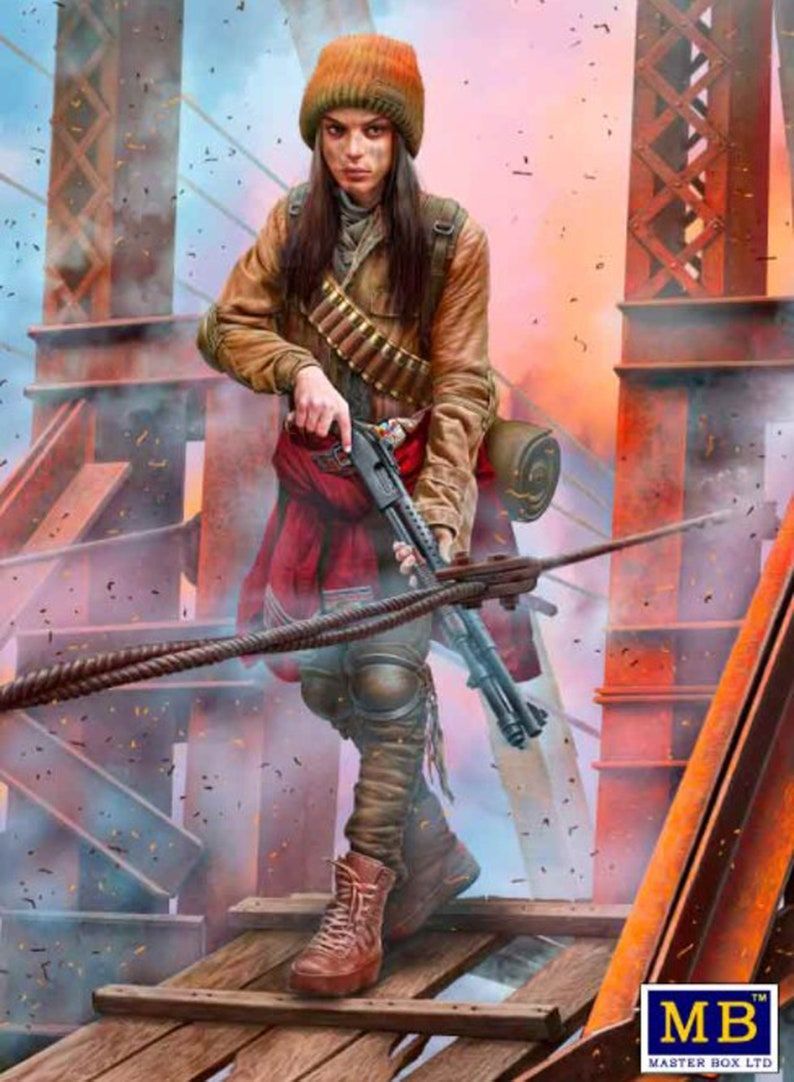 1:24 P?st-apocalyptic series. The Last Bridge. Kit No. 3. Splinter