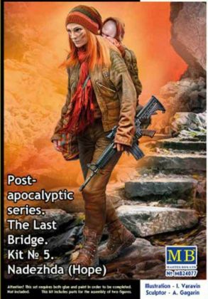 1:24 P?st-apocalyptic series. The Last Bridge. Kit No. 5. Nadezhda (Hope)