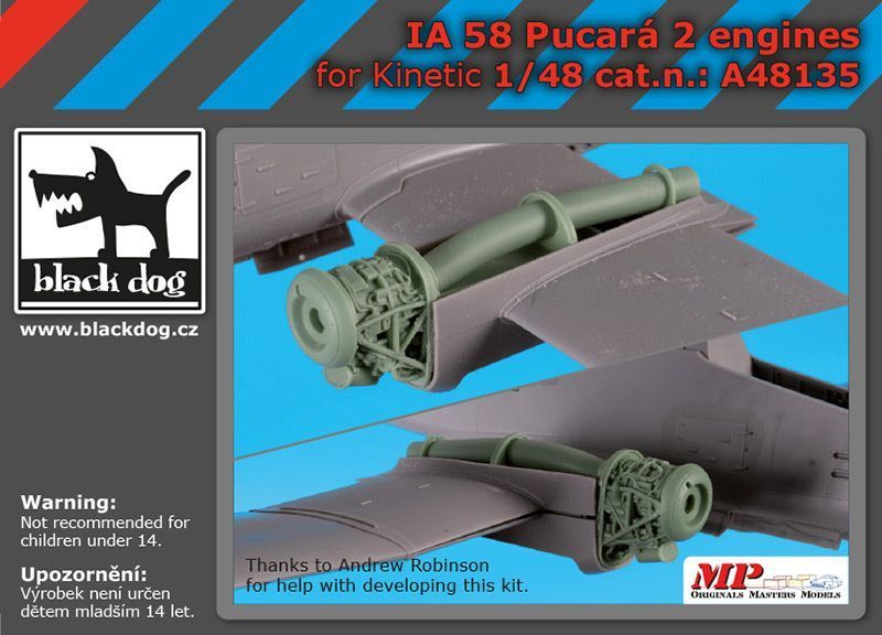 1:48 IA 58 Pucará 2 engines