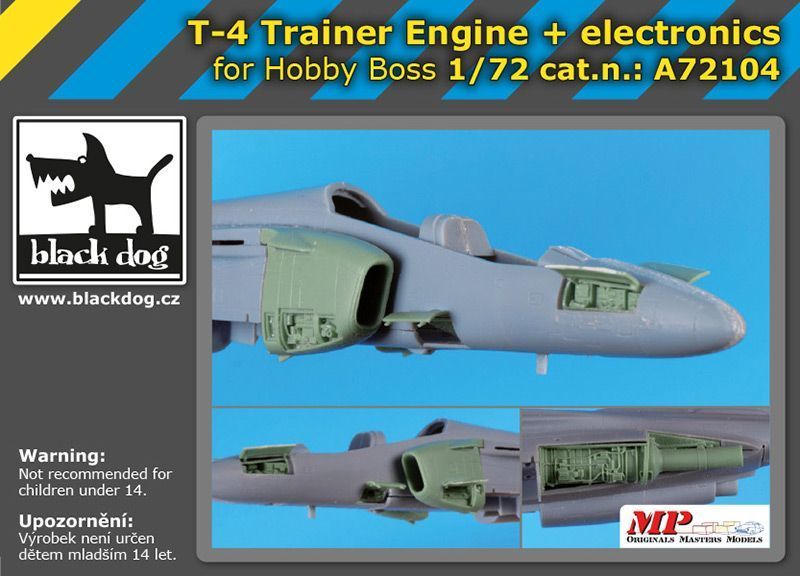1:72 T-4 Trainer engine+electronic