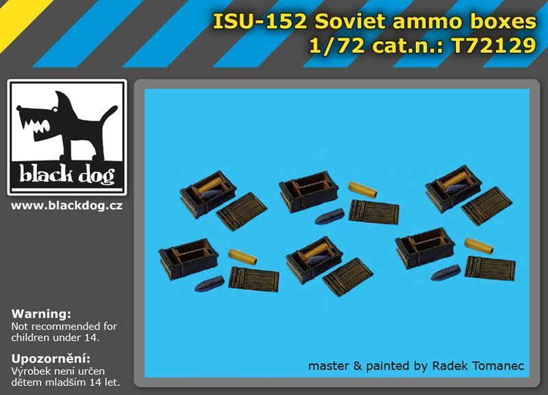 1:72 ISU - 152 Soviet ammo boxes