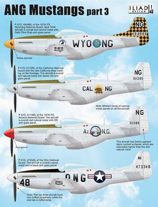 1:48 ANG North-American P-51 Mustangs part 3