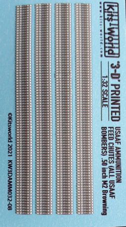 1:32 Full Colour 3D USAAF Ammunition Chutes (all USAAF Bombers)