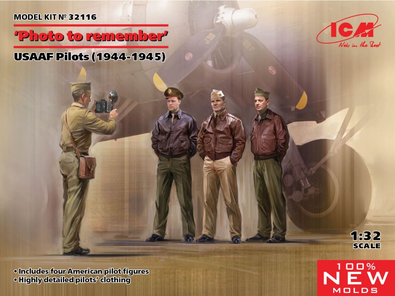 1:32 ”Photo to remember” USAAF Pilots (1944-1945)
