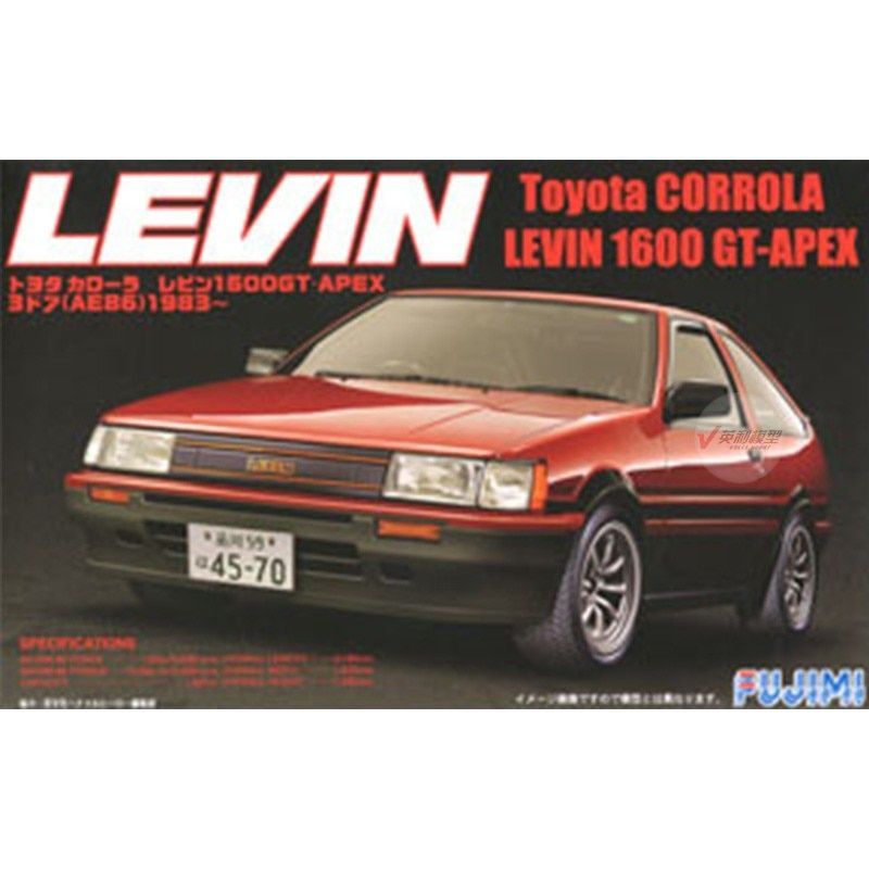 1:24 ID-9 Toyota Corolla Levin 1600 GT-APEX