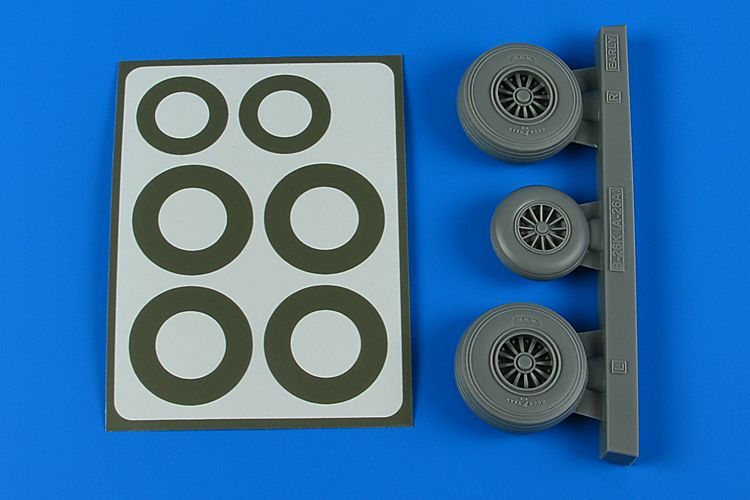 1:48 B-26K Invader wheels & paint masks - early