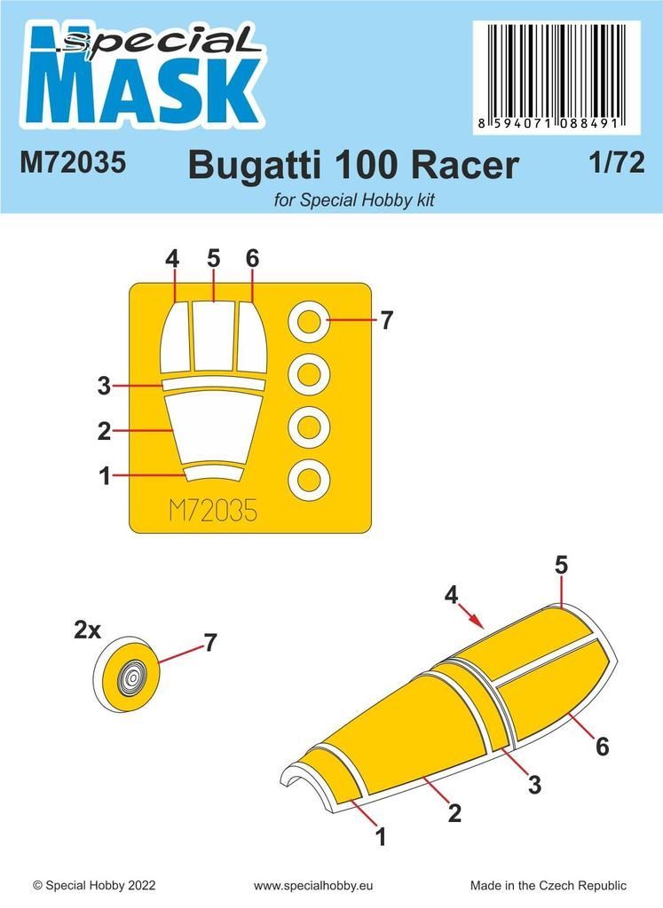 1:72 Bugatti 100 MASK