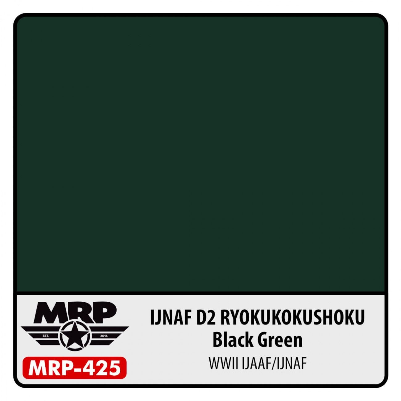 IJNAF D2 Ryokukokushoku (Black Green)