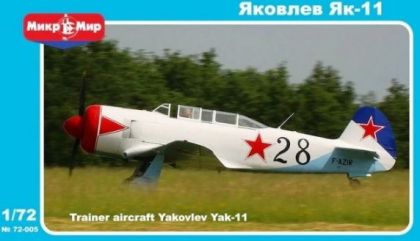 1:72 Trainer aircraft Yakovlev Yak-11