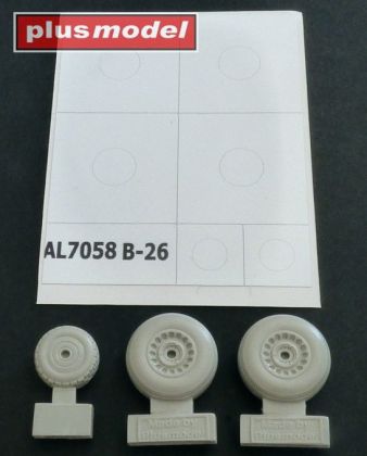 1:72 B-26 Marauder kola ranná drážkovaná