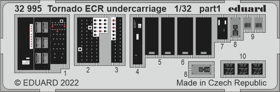1:32 Panvia Tornado ECR undercarriage