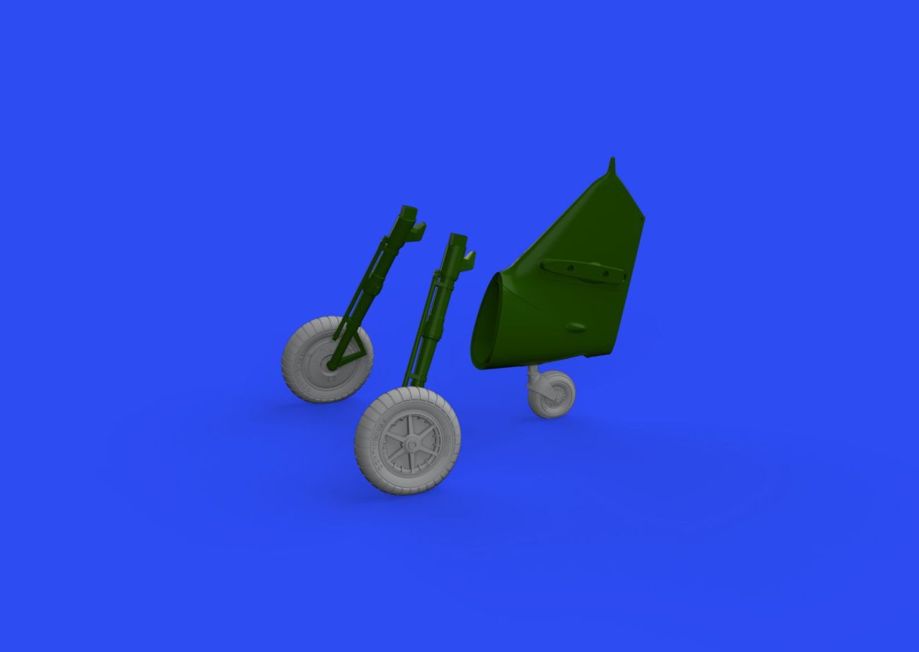 1:48 Messerschmitt Bf-109G-4 wheels