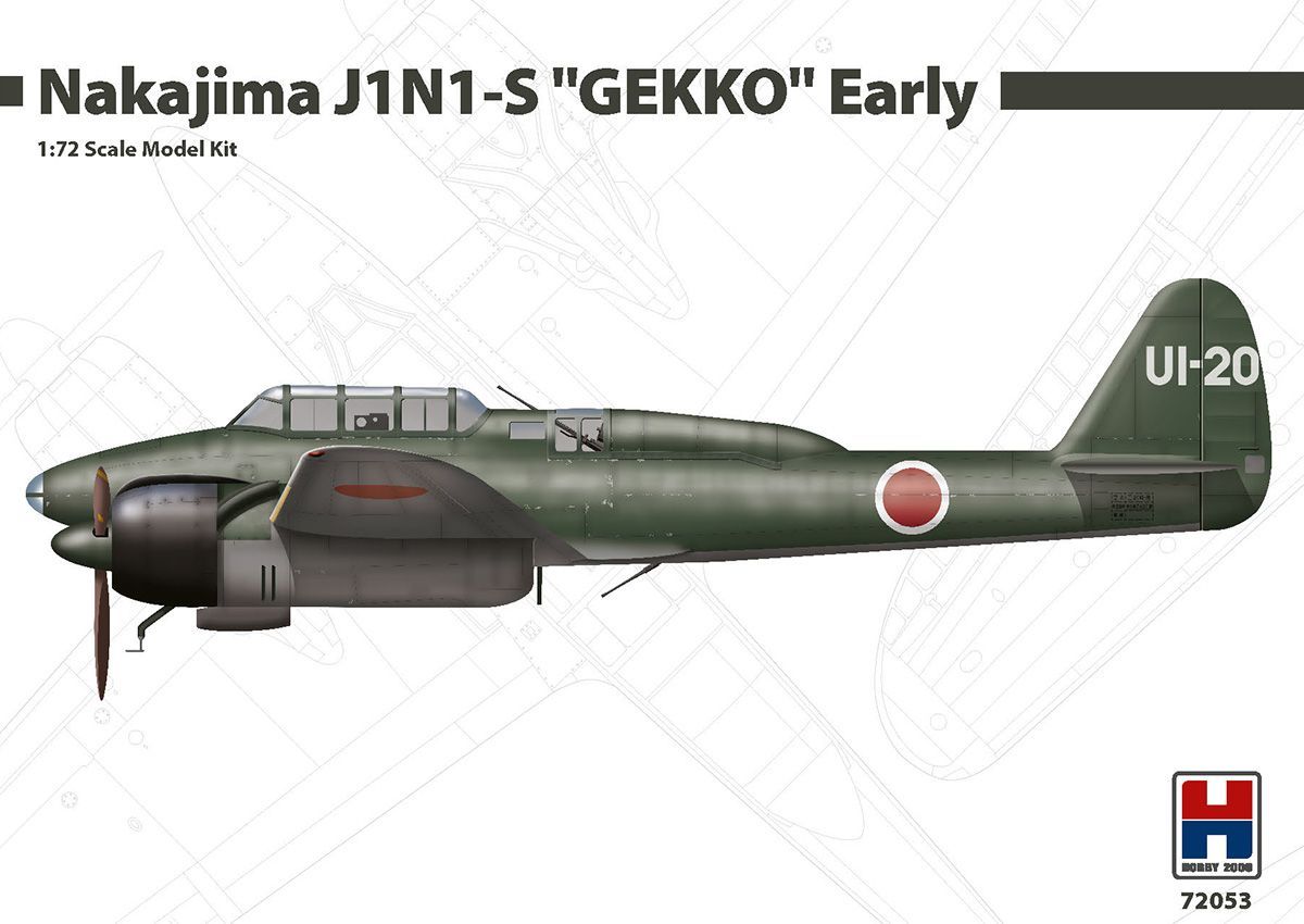 1:72 Nakajima J1N1-S