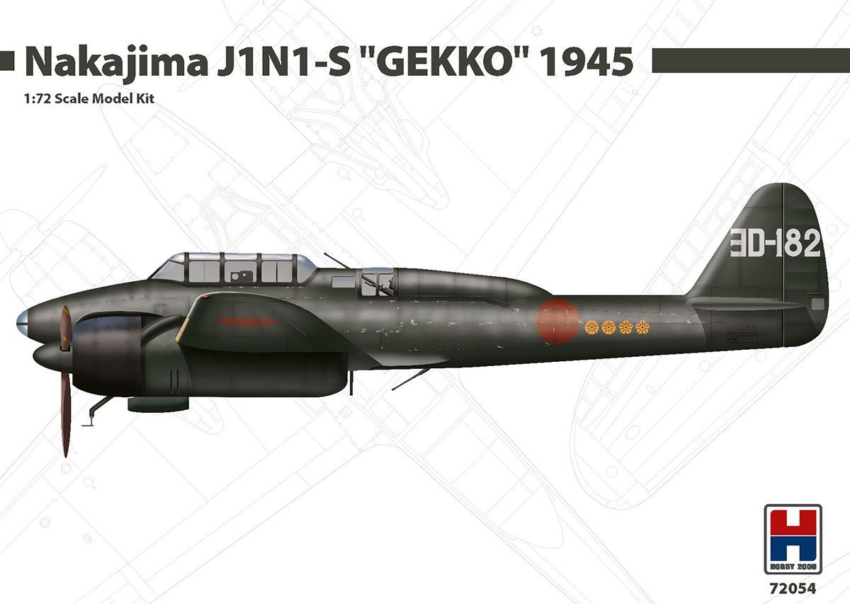 1:72 Nakajima J1N1-S