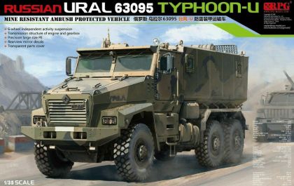 1:35 Russian URAL 63095 TYPHOON-U Mine Resistant Ambush Protected Vehicle