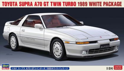 1:24 Toyota Supra A70 GT Twin Turbo 1989 White Package