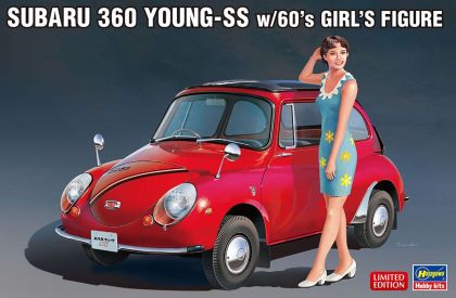 1:24 Subaru 360 Young-SS w/60's Girl's Figure