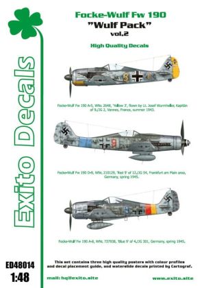 1:48 1:48 Wulf Pack vol.2 - Fw 190
