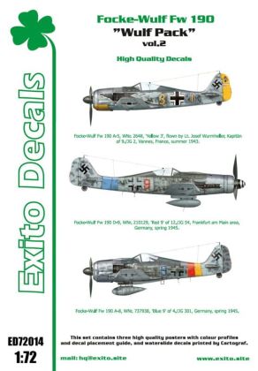 1:72 1:72 Wulf Pack vol.2 - Fw 190