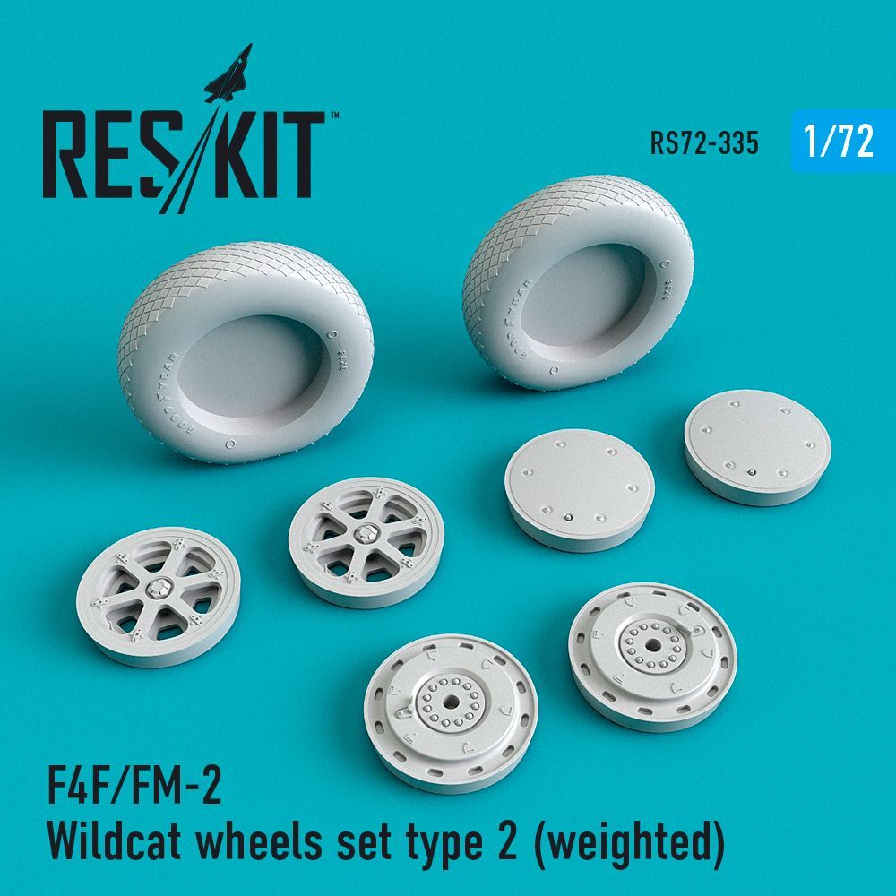 1:72 Fouga CM.170 Magister wheels set (weighted)