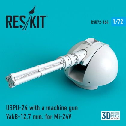1:72 USPU-24 with a machine gun YakB-12,7 mm for Mil Mi-24V