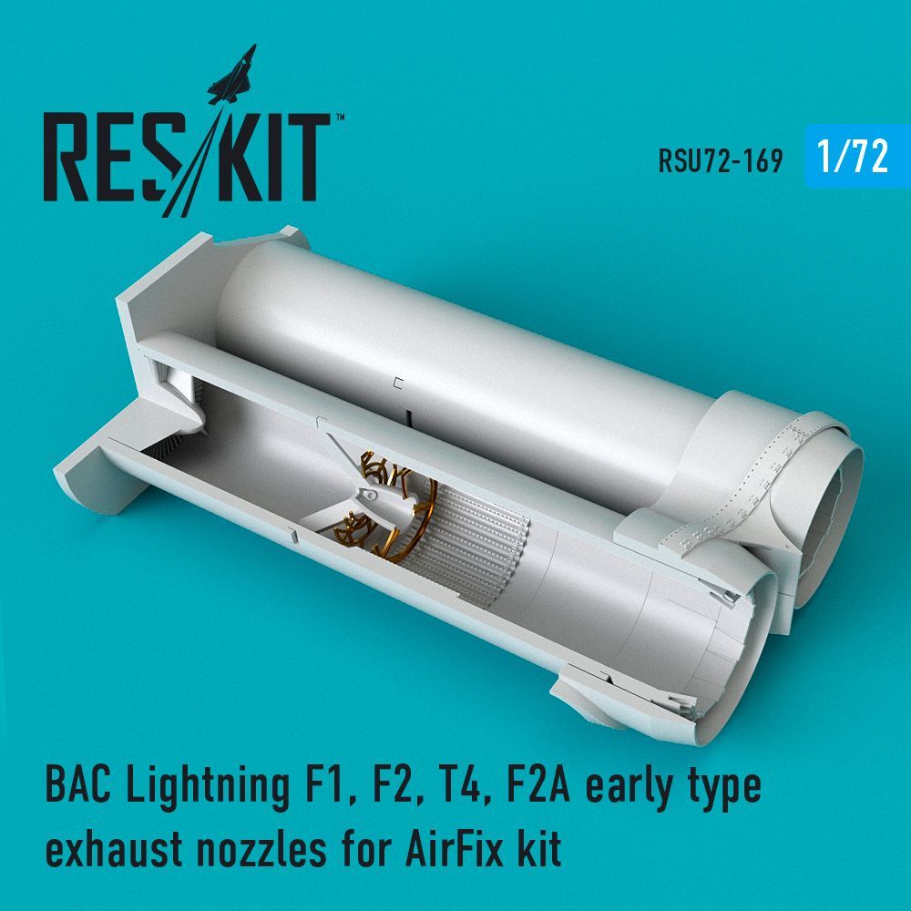 1:72 BAC Lightning F1, F2, T4, F2A exhaust nozzles early type