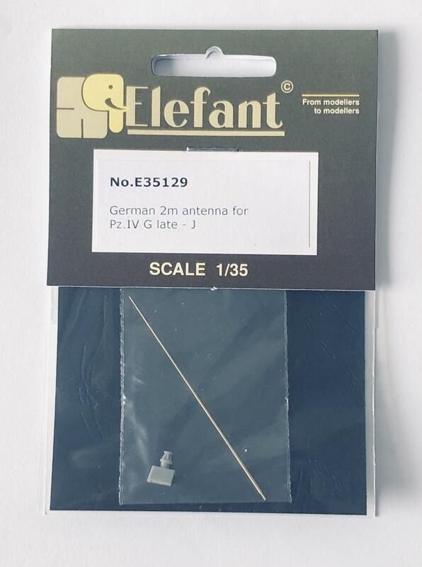 1:35 GERMAN 2M ANTENNA FOR PZ. IV G LATE - J