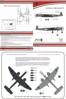1:72 He 219 A-0, 1L+MK