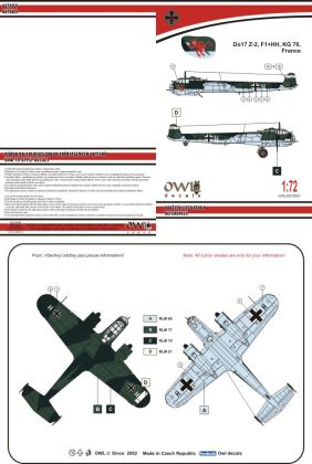 1:72 Do 17 Z-2 F1+HH