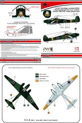 1:72 Fw 58C nachtjäger gun nose