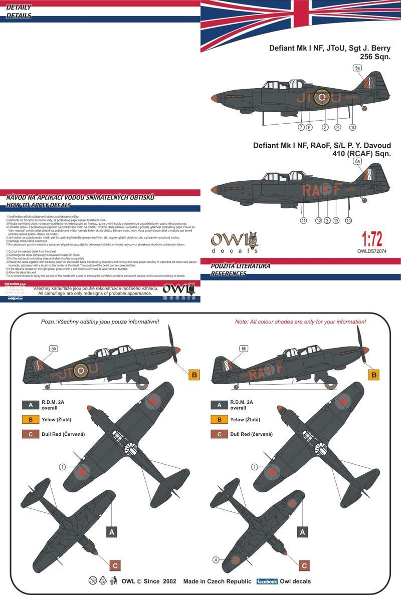 1:72 Defiant Mk I NF Part 3