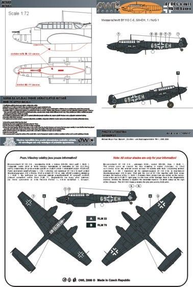 1:48 Bf 110 C-6 with MK 101 kanon