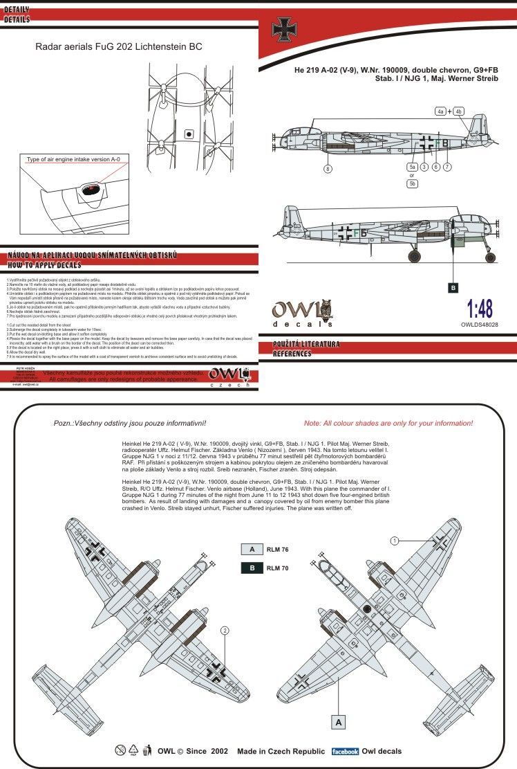 1:48 He 219 A-02 (V-9) G9+FB