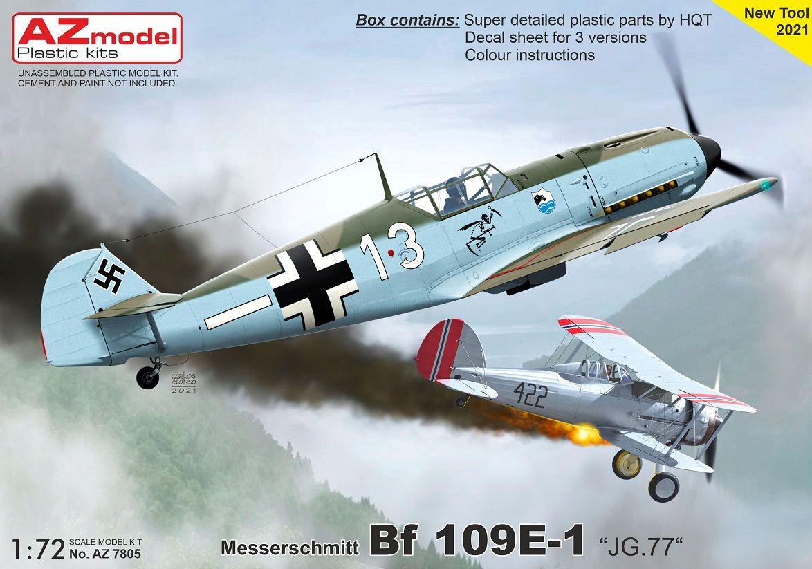 1:72 Bf 109E-1 „JG.77“