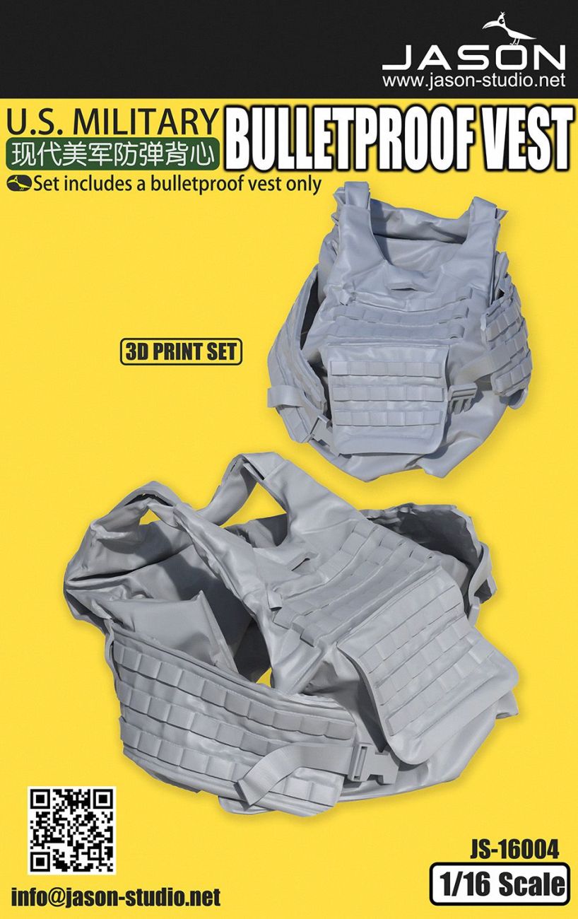 1:16 U.S. Military Bulletproof Vest 1