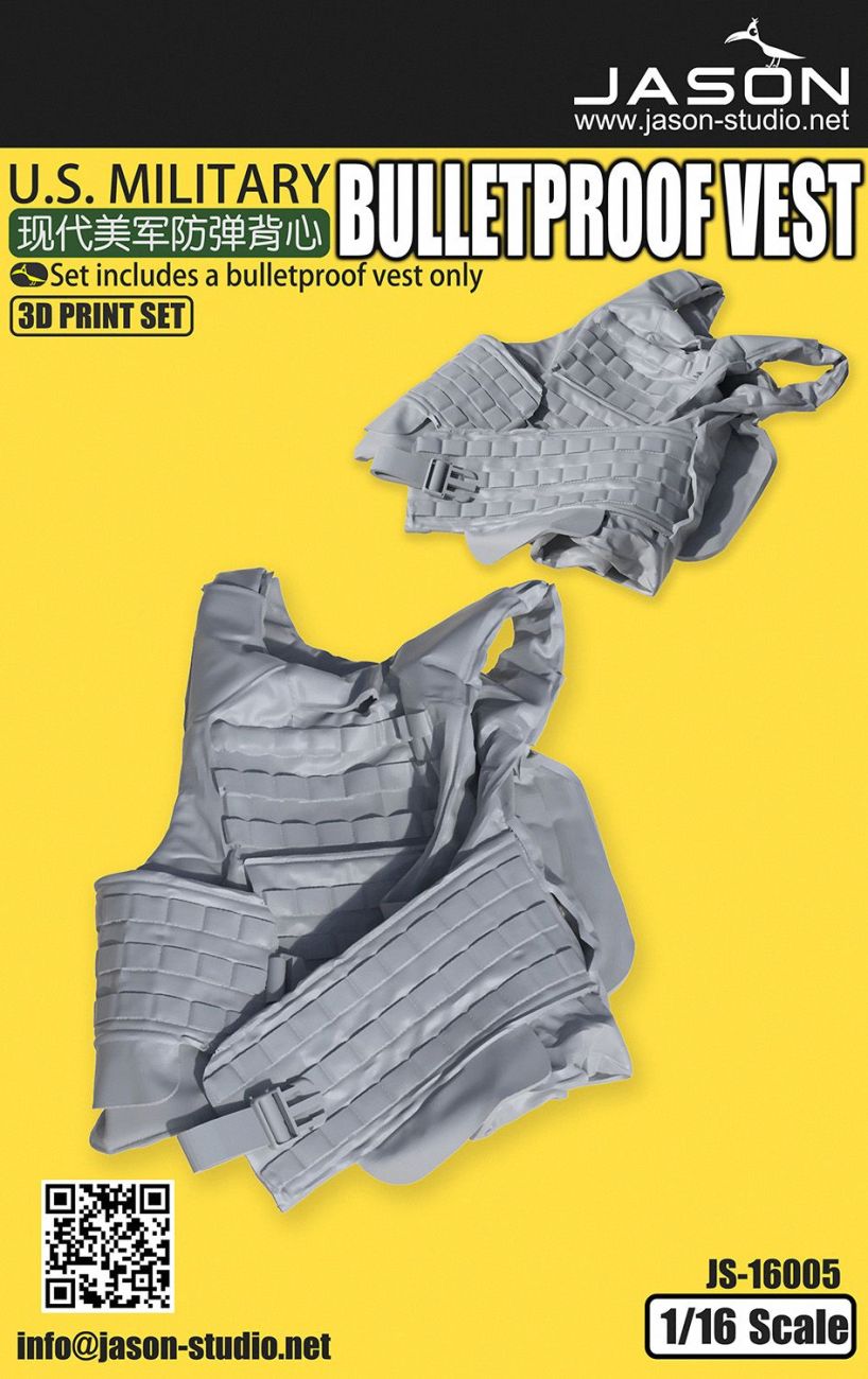 1:16 U.S. Military Bulletproof Vest 2