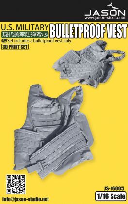 1:16 U.S. Military Bulletproof Vest 2