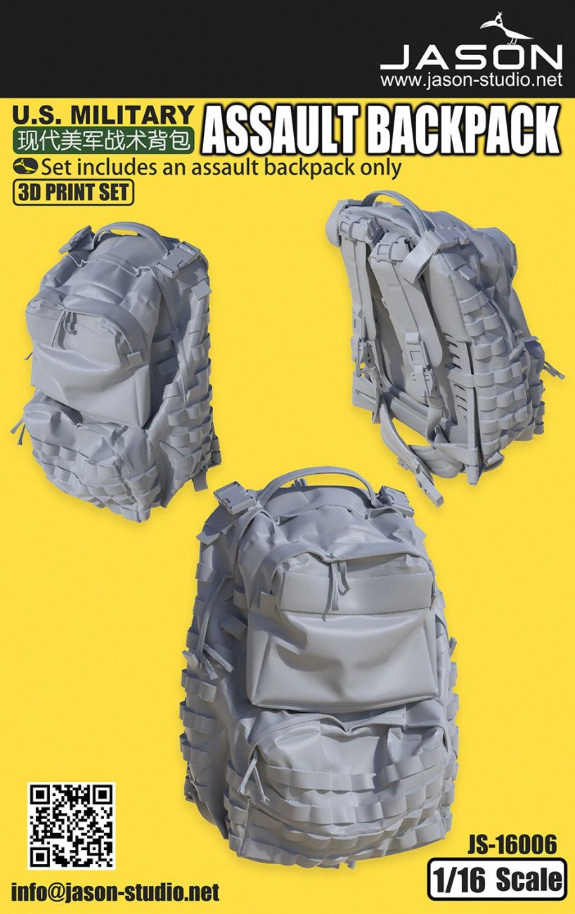 1:16 U.S. Military Assault Backpack 1